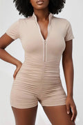 Body Con Romper with Wrinkling Short